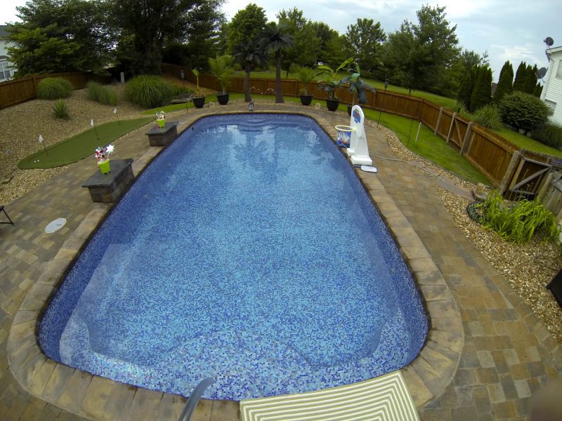 Poolside Hardscaping